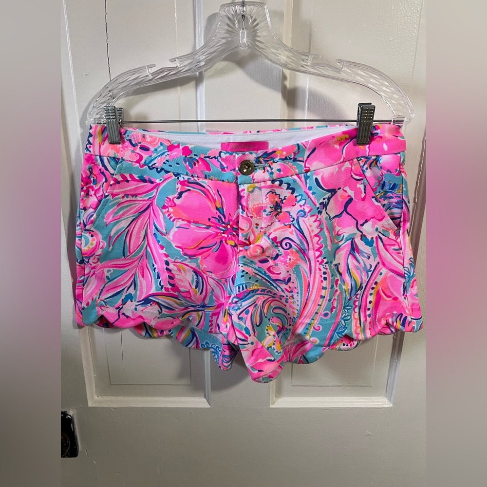 Lilly Pulitzer size 6 Buttercup shorts Isla De Coco print